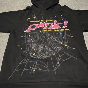 Pink Spider Hoodie
